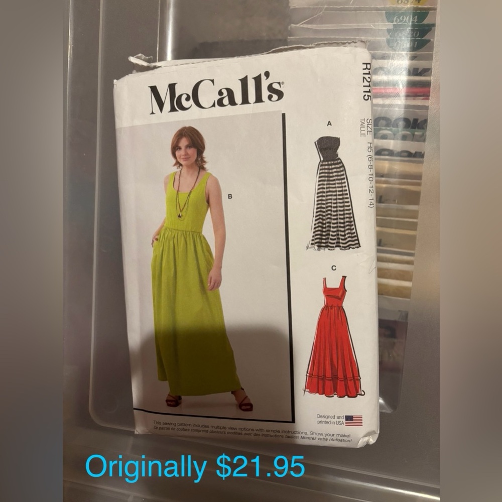 McCall's Dress Sewing Pattern
